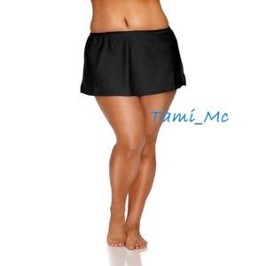new 2X Swimsuit bottom Skirt Built-in brief Tummy Control